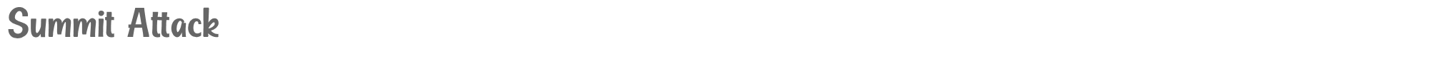 Summit Attack Summit Attack.ttf font preview